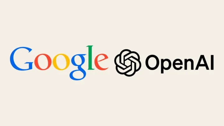 Google; OpenAI logos