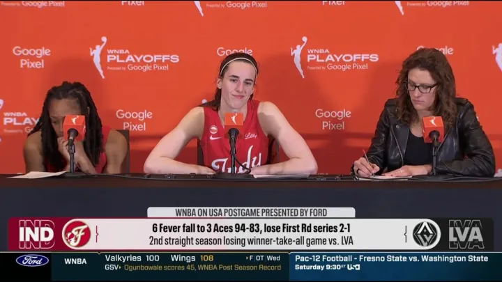 🚨 Caitlin Clark Kelsey Mitchell Steph White after Playoff Elimination| Indiana Fever WNBA basketball