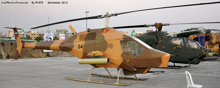 Iranian attack helicopters