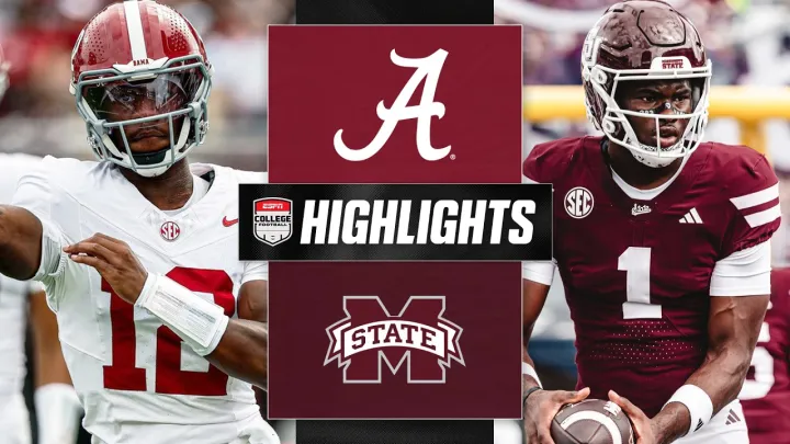 Alabama Crimson Tide vs. Mississippi State Bulldogs | Full Game Highlights | ESPN College Football
