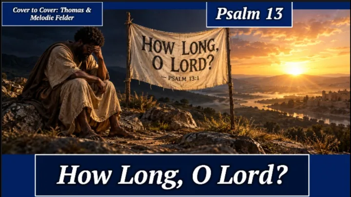 Psalms 13 - How Long, O Lord? #Cover2Cover Bible Study : 6am -7 am est Live