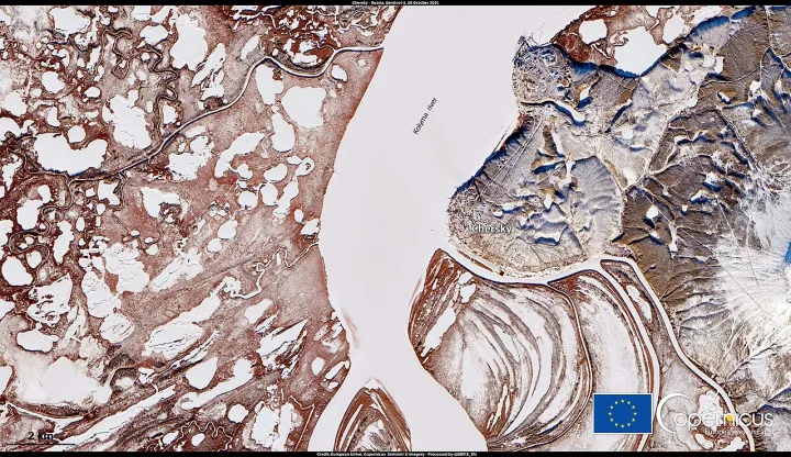 Thawing permafrost at Chersky in the Russian Arctic (Copernicus)