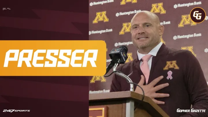 Minnesota 20, Michigan 14 - PJ Fleck speaks after the Gophers reclaim the Little Brown Jug