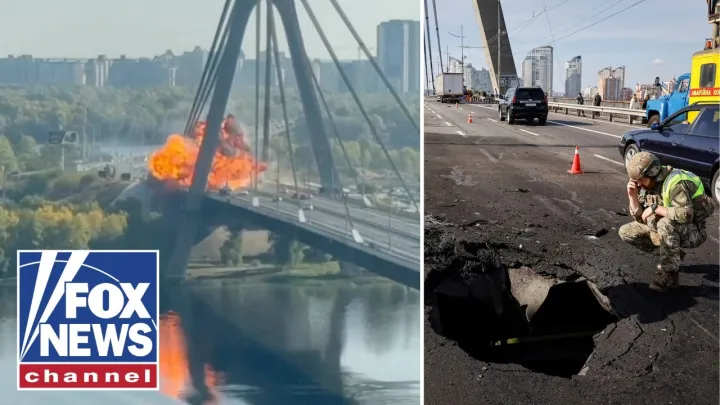 Russia BOMBARDS Ukraine with drones, HITS key bridges