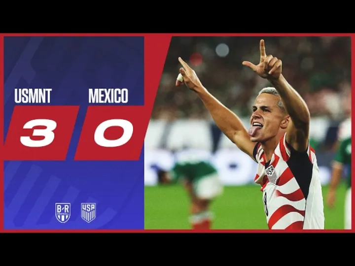 Cavan Sullivan Scores First USA Goal in Mexico Win | USMNT 3-0 Mexico | Official Highlights