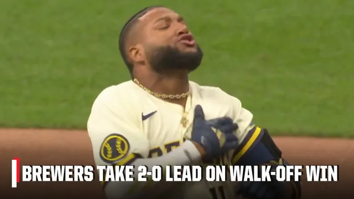 Brewers get WALK-OFF WIN in Game 2 vs. Padres | ESPN MLB