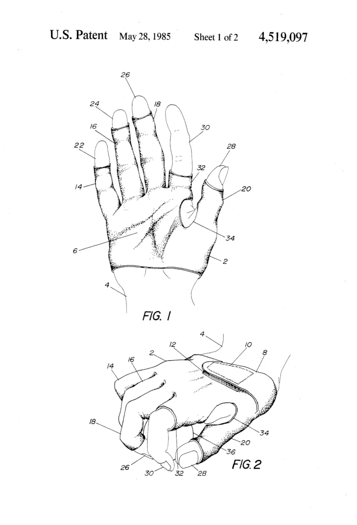 Video game protective glove