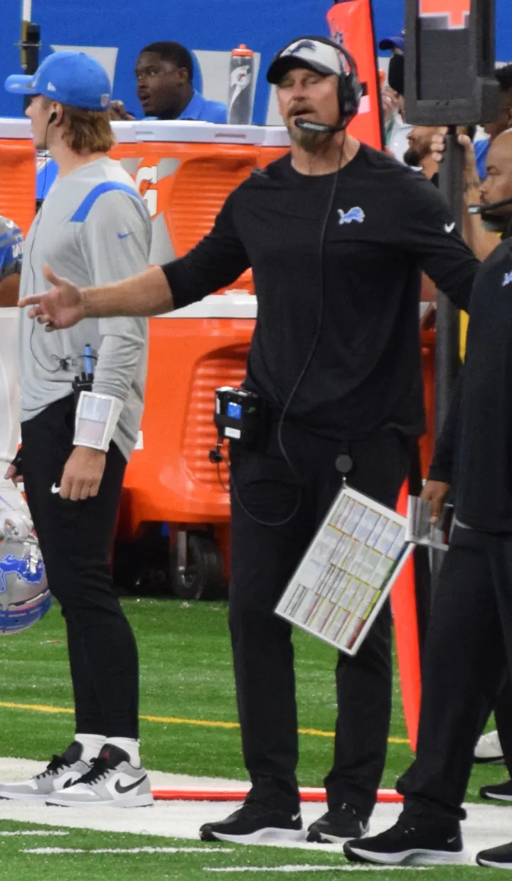 Detroit Lions head coach Dan Campbell