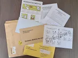 Ballot paper and documents for mail voting for European Parliament elections 2024 in Luxembourg