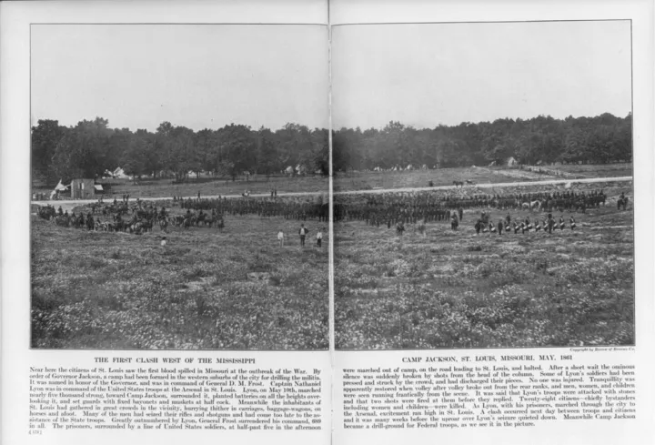 The first clash west of the Mississippi, Camp Jackson, St. Louis, Missouri, May 1861 LCCN96505335