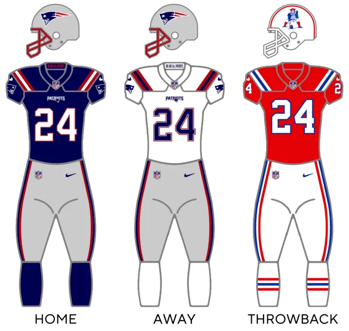 New England Patriots Uniforms 2024