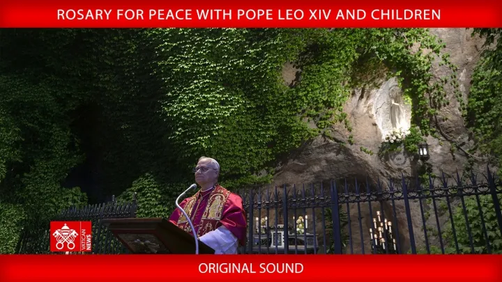 Rosary for Peace with children, October 1, 2026 – Pope Leo XIV