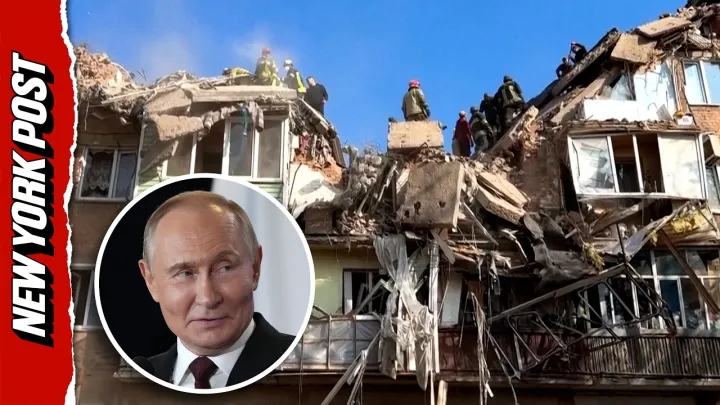 Russian Strikes Ukraine Leaving 19 Dead as Putin Celebrates 74th Birthday