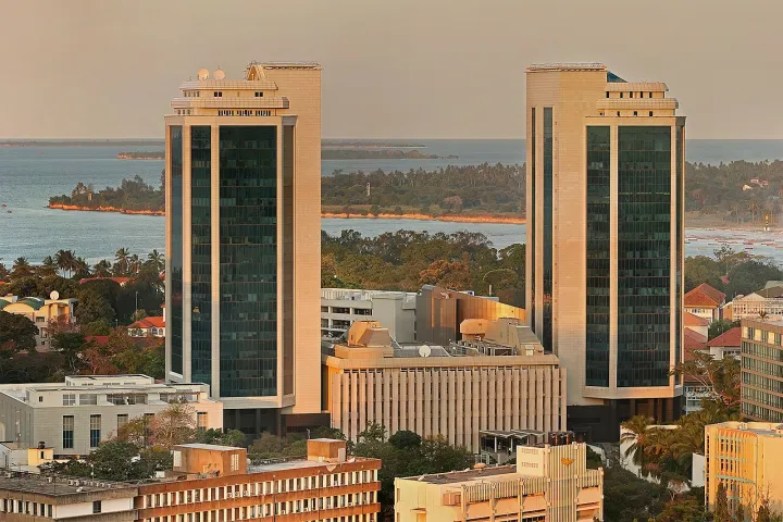 Bank of Tanzania golden hour
