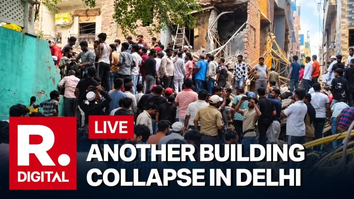 Delhi Building Collapse LIVE: New Seemapuri Rescue Underway | Several Feared Trapped