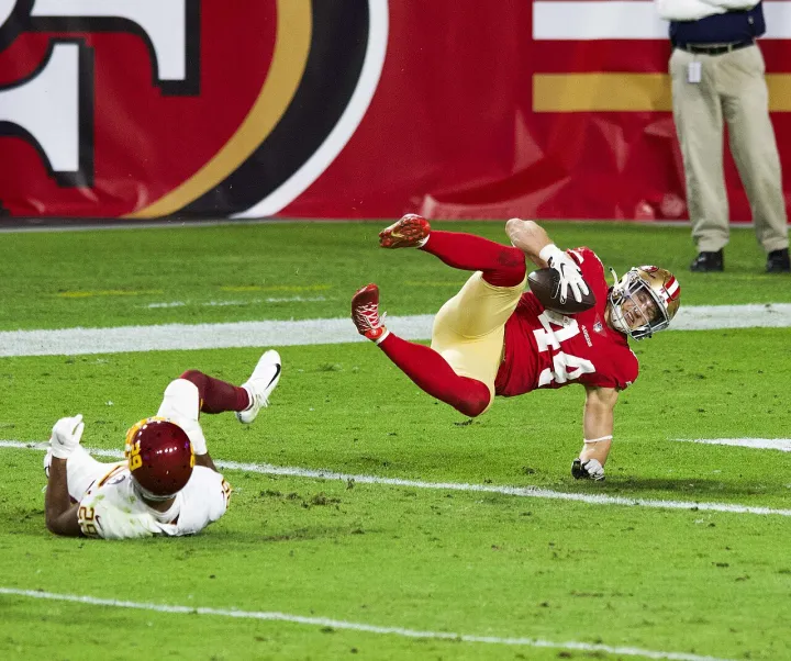 Kyle Juszczyk 49ers-WFT 2020