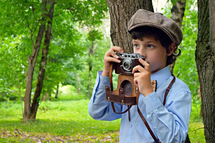 Children young photographer