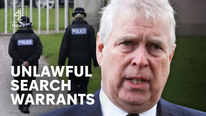 Search warrants on Andrew Mountbatten-Windsor’s homes were unlawful