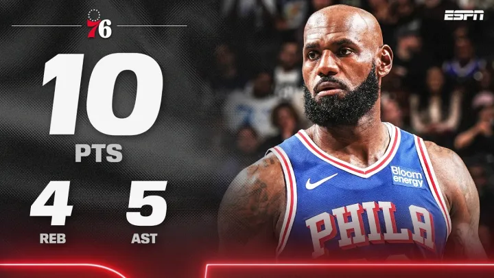 HIGHLIGHTS from LeBron James' Philadelphia 76ers preseason debut 👑 | NBA on ESPN