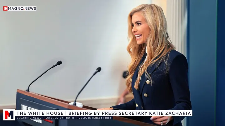 🇺🇸 The White House | Katie Zacharia Debuts as President's Trump Press Secretary [LIVE]