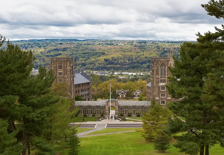 Cornell University McFaddin Hall and Lyon Hall 2019-10-04 22-39