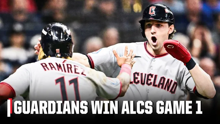 Guardians put up 7 RUNS in ALCS Game 1 win over the Rays 🔥 | ESPN MLB