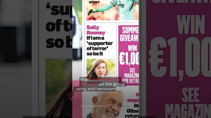 Sally Rooney’s books pulled from UK over Palestine Action support