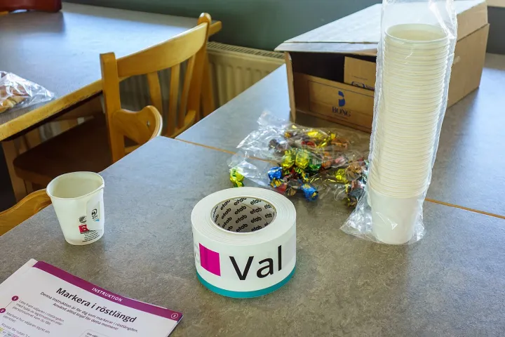 Items for voting officials at the Swedish general election 2026, Brastad