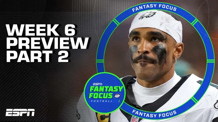 CAN'T MISS Week 6 Preview Part 2 👀 | Fantasy Focus