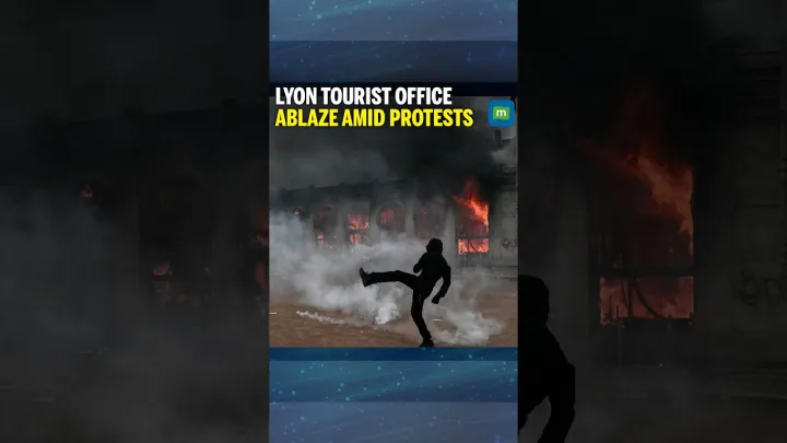 Lyon Tourist Office Set On Fire As Violent Protests Over Rising Costs Rock France