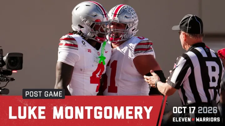 Luke Montgomery said Buckeyes have “full trust” in Luke Fahey after Julian Sayin’s injury at Indiana