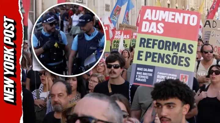 Tens of Thousands March in Portugal Over Housing Costs, Mirroring Protests Across France
