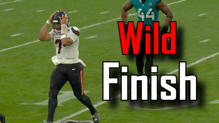 Travis Hunter Endzone INT leads to WILD finish | Houston Texans Vs Jacksonville Jaguars