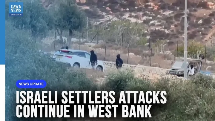 Israeli Settlers Attack Palestinians, European Diplomats in West Bank | Dawn News English