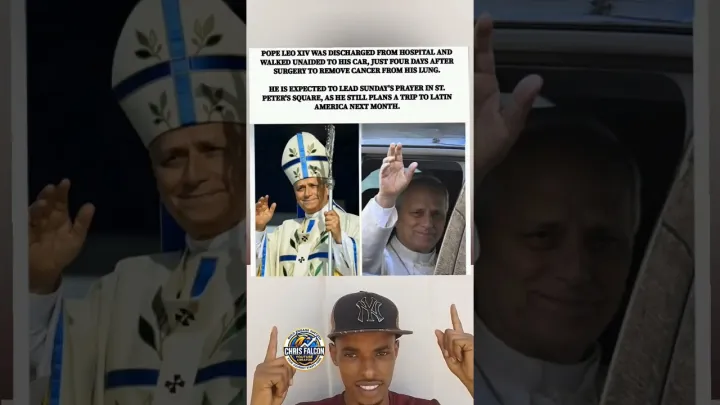 POPE LEO XIV LEAVES HOSPITAL AFTER SURGERY, INSPIRING HOPE AND STRENGTH.#shorts,#trendingstory