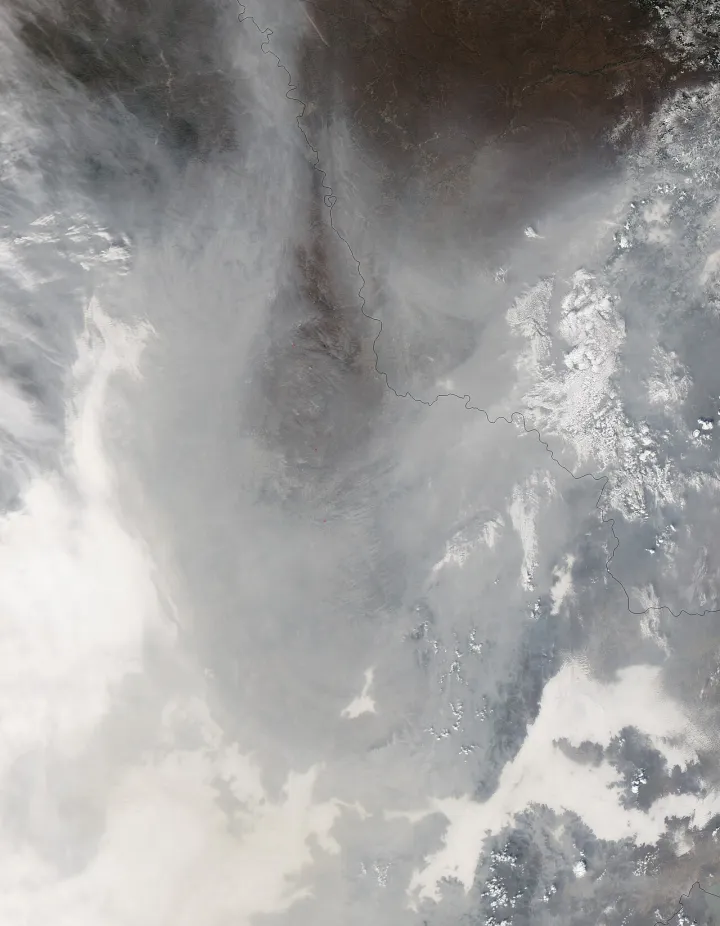 Northeast China smog 2013-10-21 2013294.0350