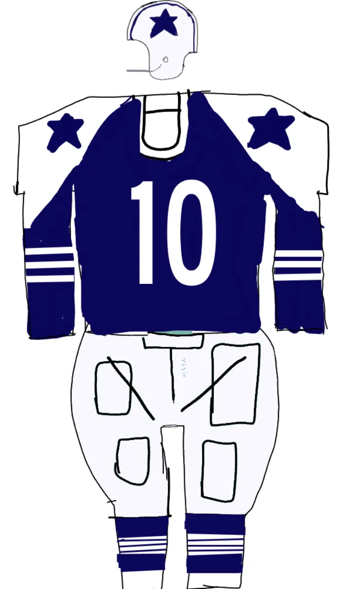 1960 Dallas Cowboys Uniform