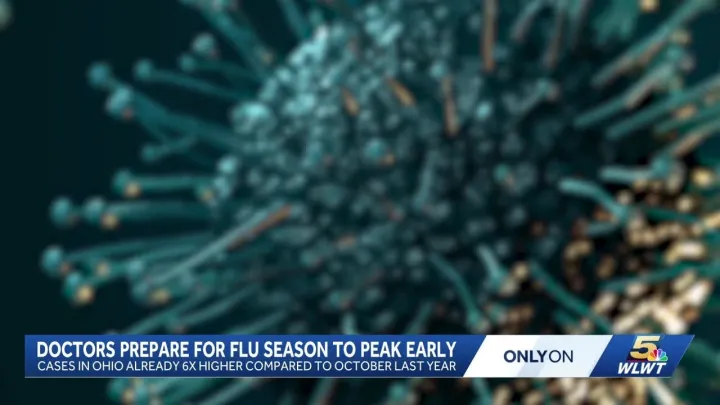 Experts urging vaccines with flu season expected to peak earlier this year