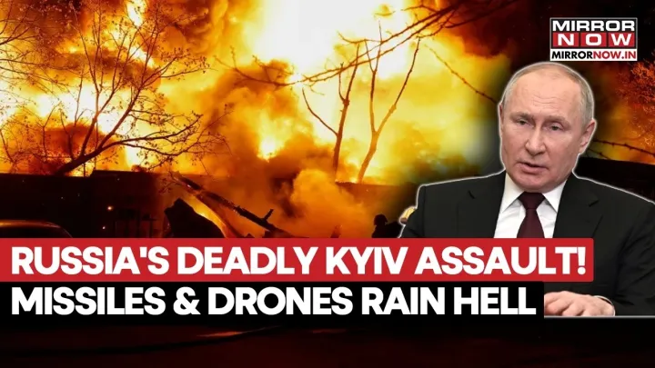 Kyiv Bombed! Russia Unleashes Drone Fury As Missile Barrage Kills 1 & Injures 24 In Deadly Attack