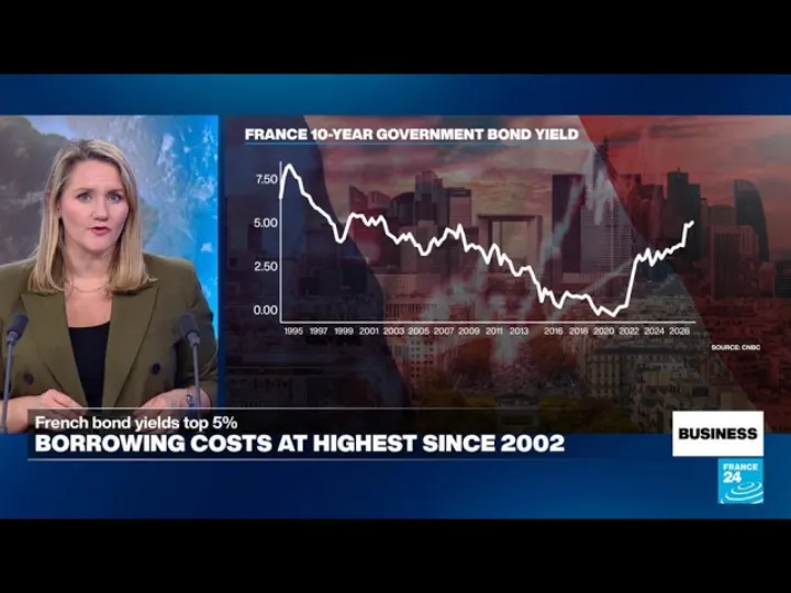 French bond yields hit 24-year high after unrest • FRANCE 24 English
