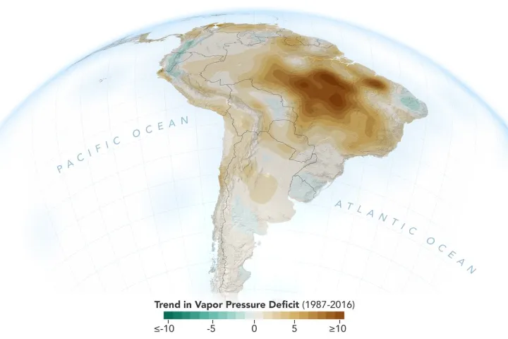 New Study Shows Atmosphere in the Amazon Drying Out - PIA23425.tiff