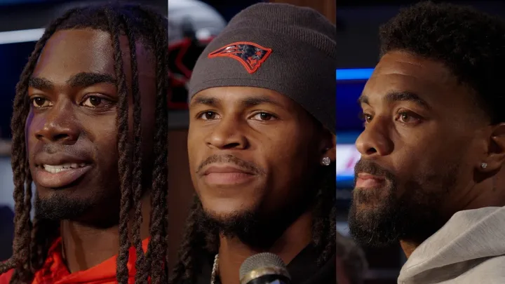 Rhamondre Stevenson, DeMario Douglas & Dre'Mont Jones Address the Media | Patriots Press Conference