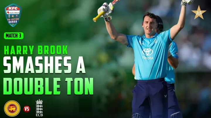 Harry Brook's Incredible 202-Run Knock | Sri Lanka vs England | Match 3 | ODI Tri-Series | MZS1K
