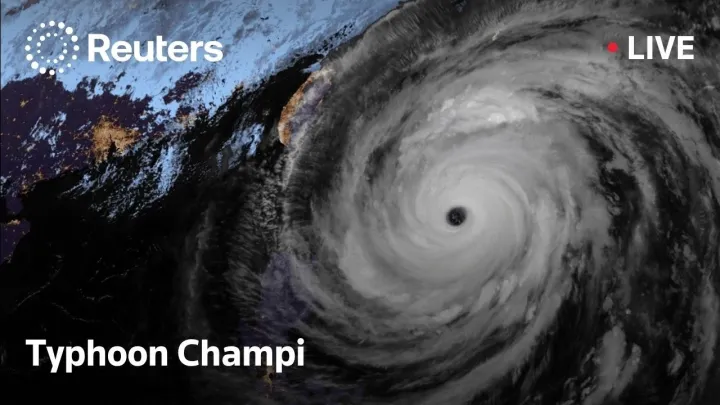 LIVE: Typhoon Champi approaches Taiwan