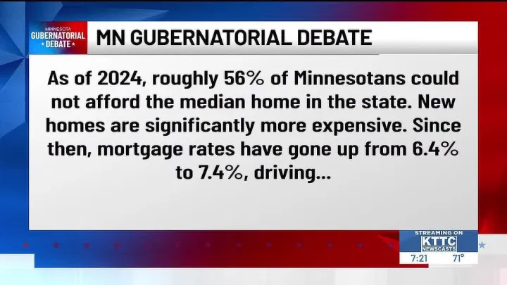 Gubernatorial Debate: Housing Costs