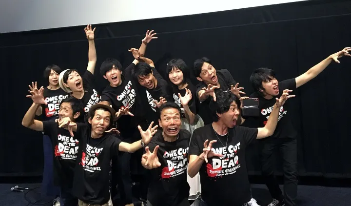 Casts & Film director from "ONE CUT OF THE DEAD" at CINECITTA' Kawasaki (2018-07-14)