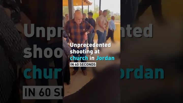 Gunmen open fire at Jordan church during funeral, killing seven