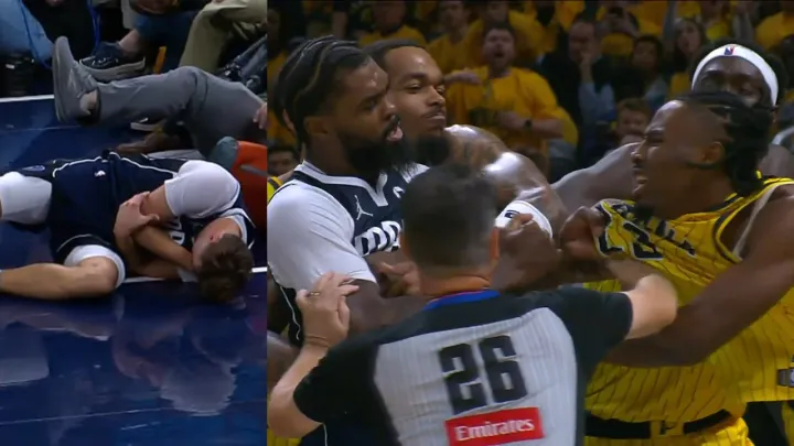 Cooper Flagg hurts shoulder after Aaron Nesmith flagrant foul has Naji heated 😳
