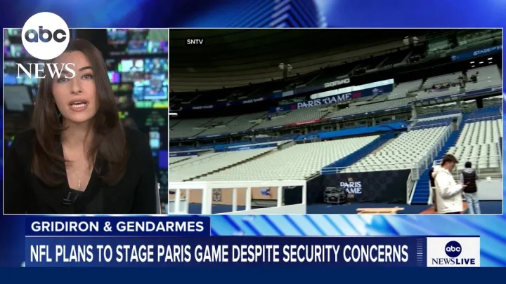 NFL Paris game to proceed despite security concerns