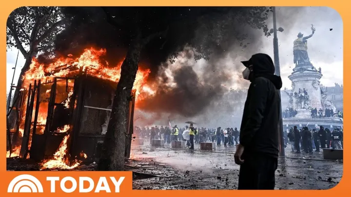 NFL Fans Arrive in Paris Amid Ongoing Violent Protests